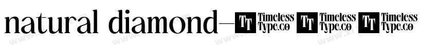 natural diamond字体转换